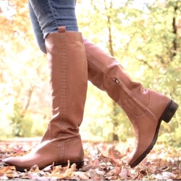 Sam Edelman Women's Prina Soft Brown Leather Tall Riding Boots Shoes Size 6M New - Picture 9 of 9